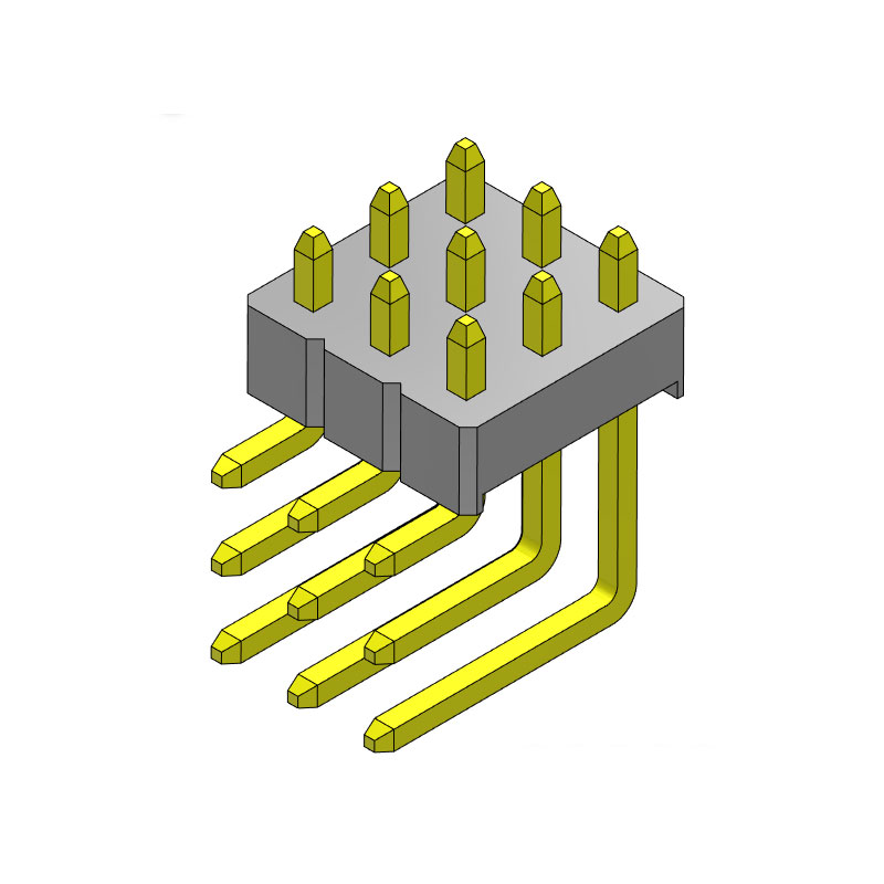 P/H2.54mm 三排排針 PHB301